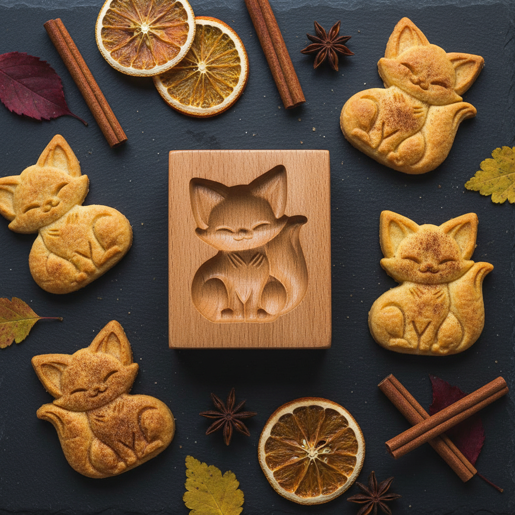 Emporte piece patisserie originaux renard et biscuits