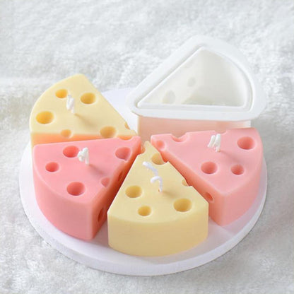 gateau forme fromage avec moules silicone