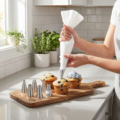 Décoration muffin avec Poche a douille et embout