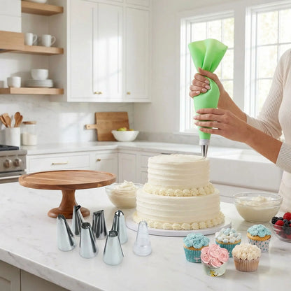 Décoration gâteau avec Poche a douille et embout