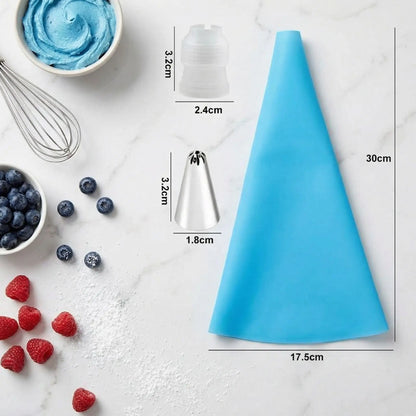 Poche a douille et embout sur plan cuisine