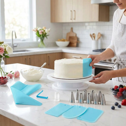 Utilisation Kit Pâtisserie Professionnel sur cake