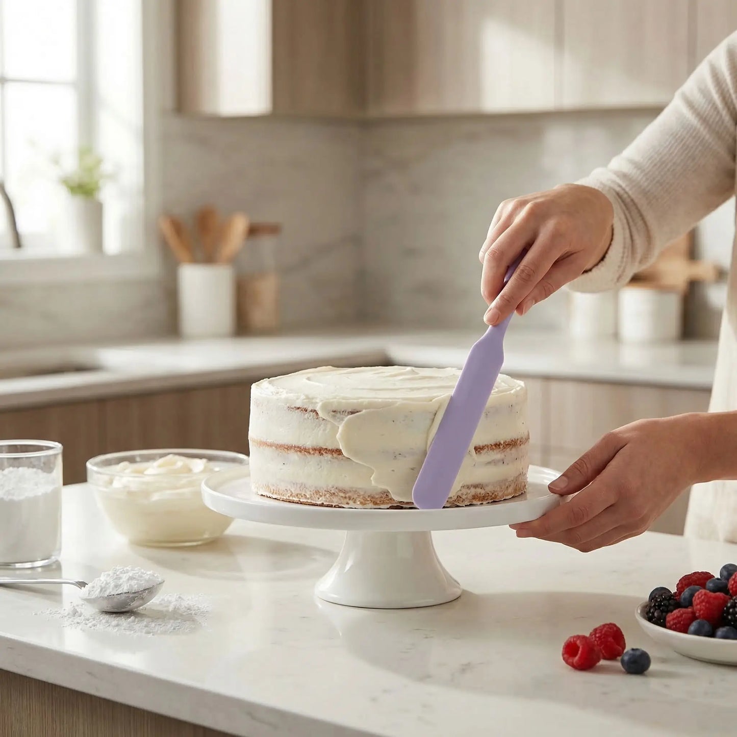 Spatule en Silicone - Résistant à la chaleur | SilkyScraper™