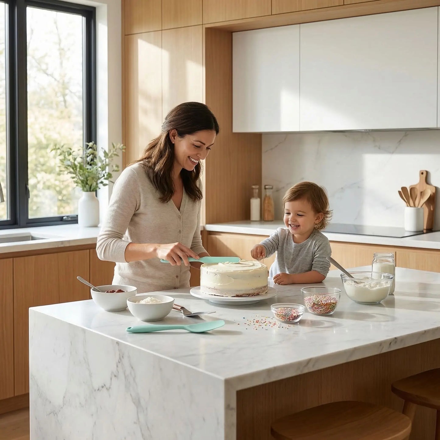 Spatule en Silicone - Résistant à la chaleur | SilkyScraper™