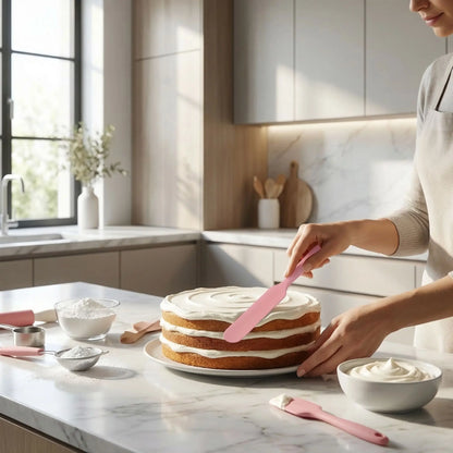 Spatule en Silicone - Résistant à la chaleur | SilkyScraper™