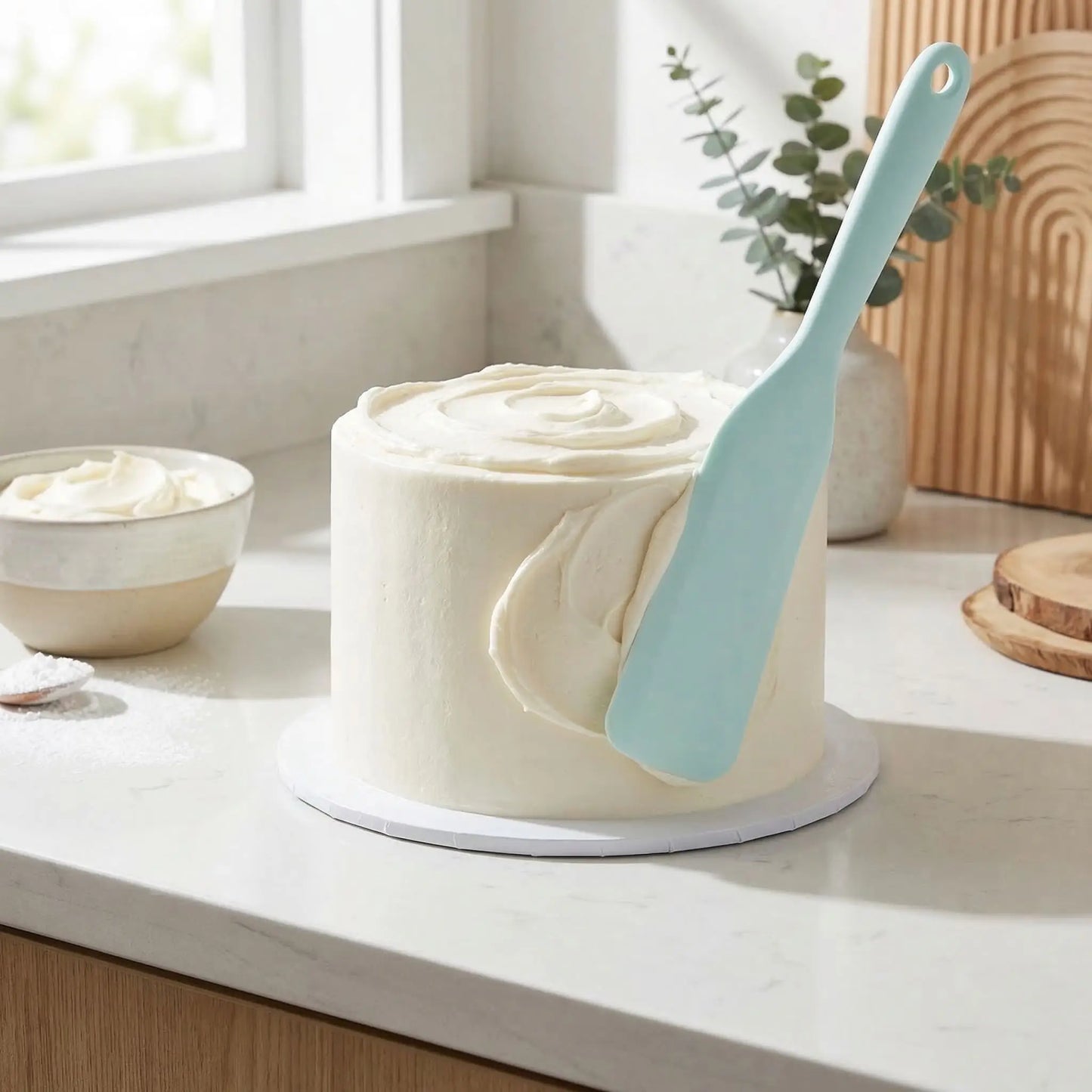 Glaçage gâteau avec Spatule à Patisserie