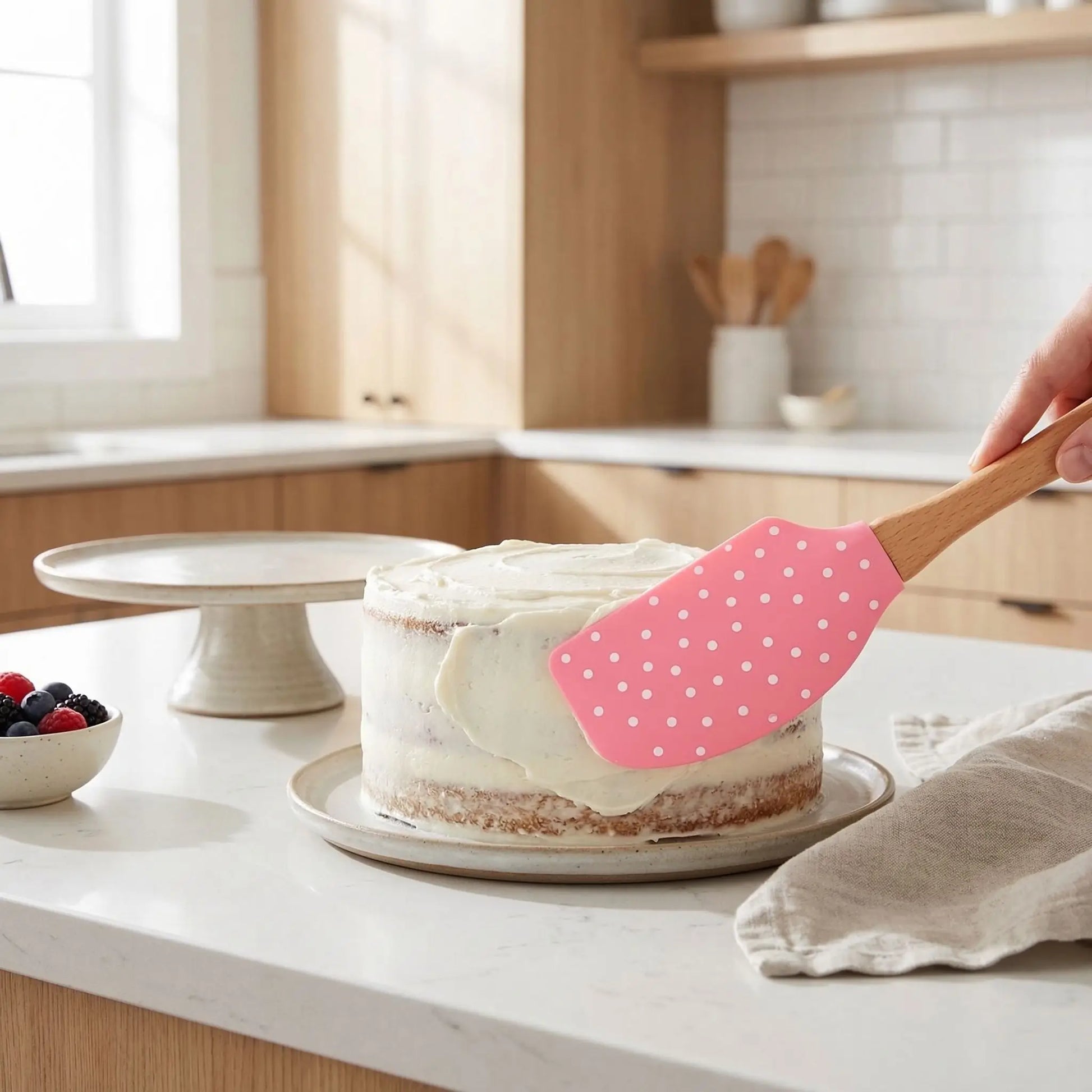 Glaçage cake avec Spatule patisserie