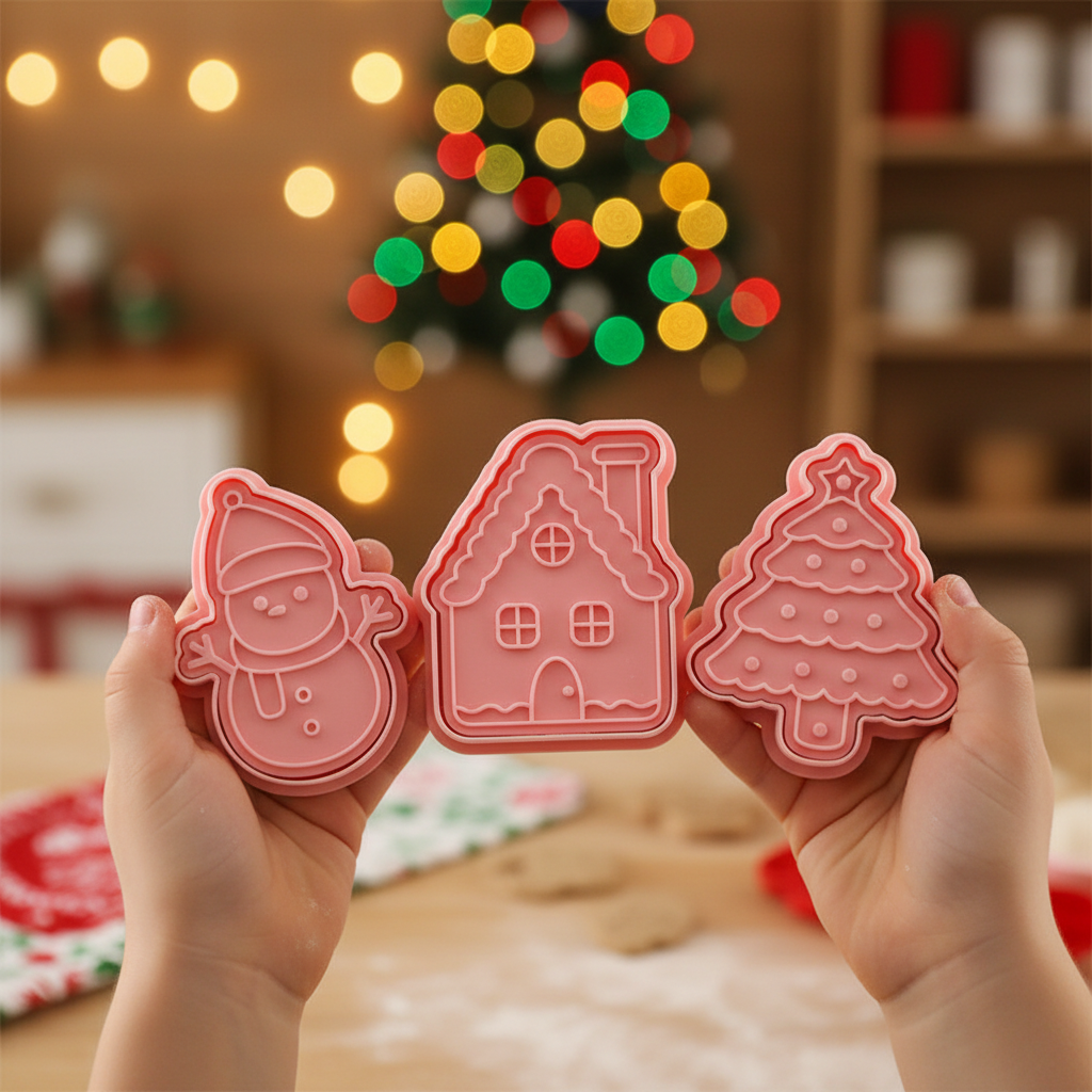 Mains enfant tenant emporte pièce noel FETECREA™ 