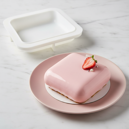 Moule entremet silicone avec Gâteau 