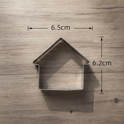 Emporte piece patisserie forme maison avec dimensions 