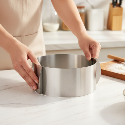 Cercle à patisserie reglable taille S dans cuisine