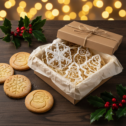 Emporte piece biscuits noel BLANCHET™ dans boite cadeau
