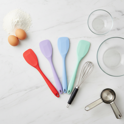 Les 4 spatules avec ingrédients