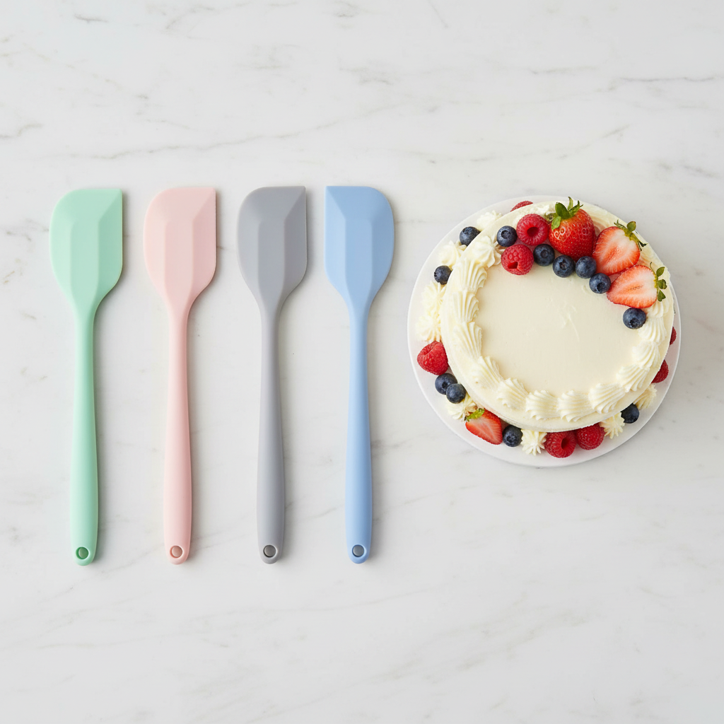 Une maryse cuisine et 4 autres posé  avec cake décoré