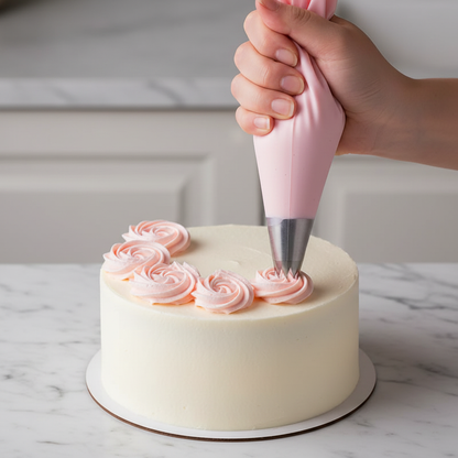 Décoration cake avec Poche à douille pâtisserie professionnelle taille M