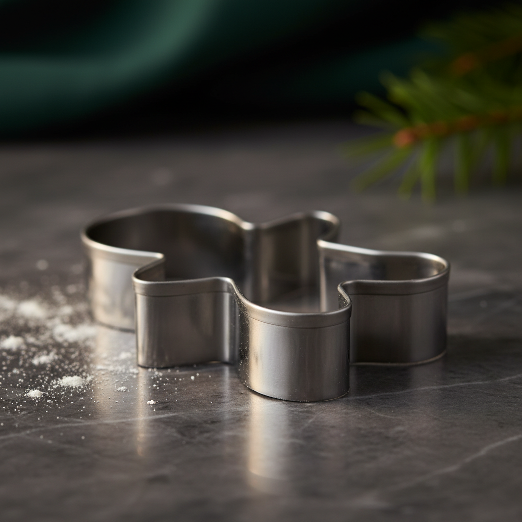 Emporte piece noel GIVRIX™ inox sur table  