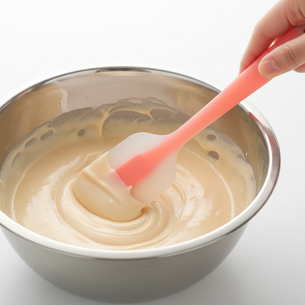 Une maryse cuisine orange pour préparation macarons