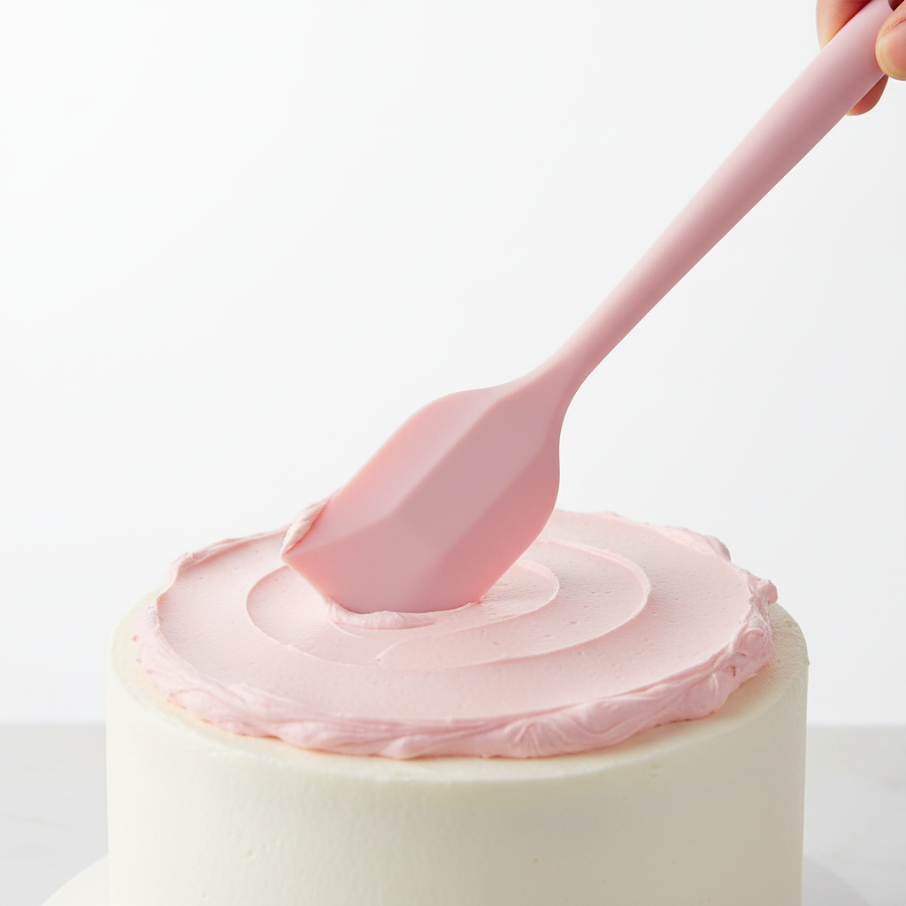 Une maryse cuisine rose pour glaçage