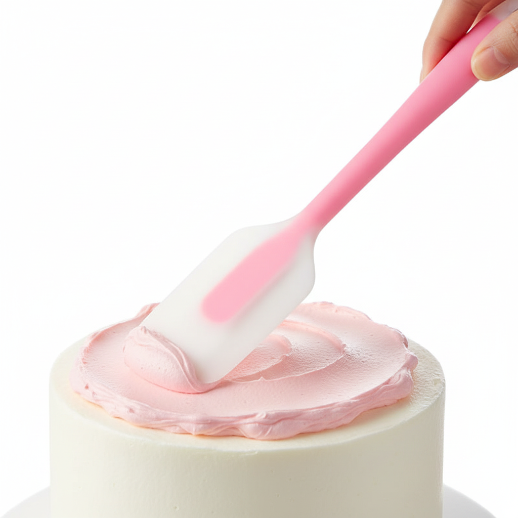 Une maryse cuisine rose pour glaçage