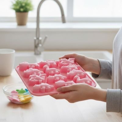 Moule 3D silicone - 12 Dinosaures | DinoCréatif™ - Mon Rayon Pâtisserie