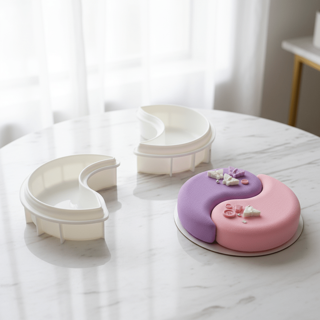 Moule à Entremet Yin Yang 22 cm Silicone | YinYangMold™ - Mon Rayon Pâtisserie