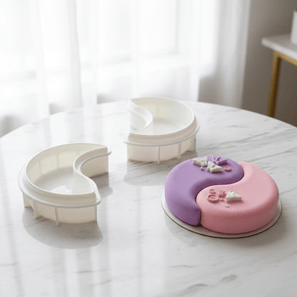 Moule à Entremet Yin Yang 22 cm Silicone | YinYangMold™ - Mon Rayon Pâtisserie