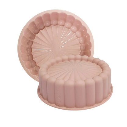Moule pour charlotte silicone 20cm rose pastel - option couleur