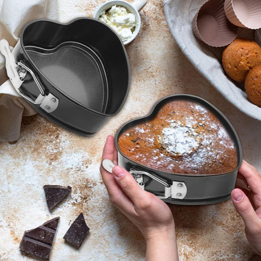 moule a gateau forme coeur noir