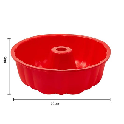 Moule à Kouglof - Lot 4 Moules Bundt Silicone 25 cm | QuatroKouglof™ - Mon Rayon Pâtisserie