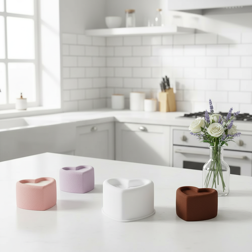 Moule bento cake cœur trois gâteaux couleurs cuisine