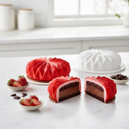 Moule entremet silicone gâteaux rouges démoulage parfait cuisine