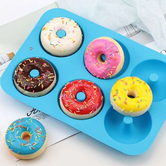 Moule Donuts - 6 Cavités Pastel | Donutella™ - Mon Rayon Pâtisserie