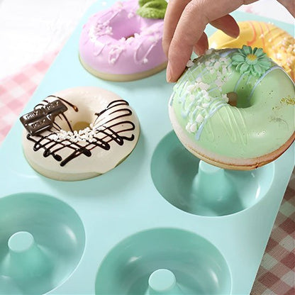 Moule Donuts - 6 Cavités Pastel | Donutella™ - Mon Rayon Pâtisserie
