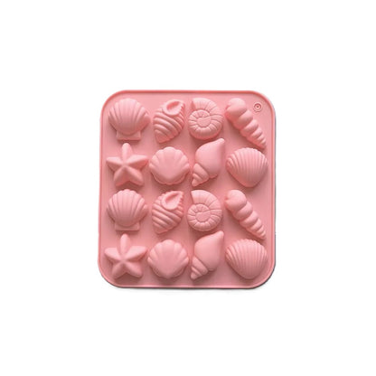 moule chocolat silicone rose détails 3D formes océan antiadhésif
