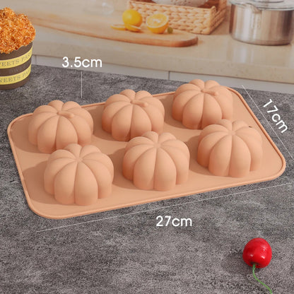 moule en silicone beige petit citrouille