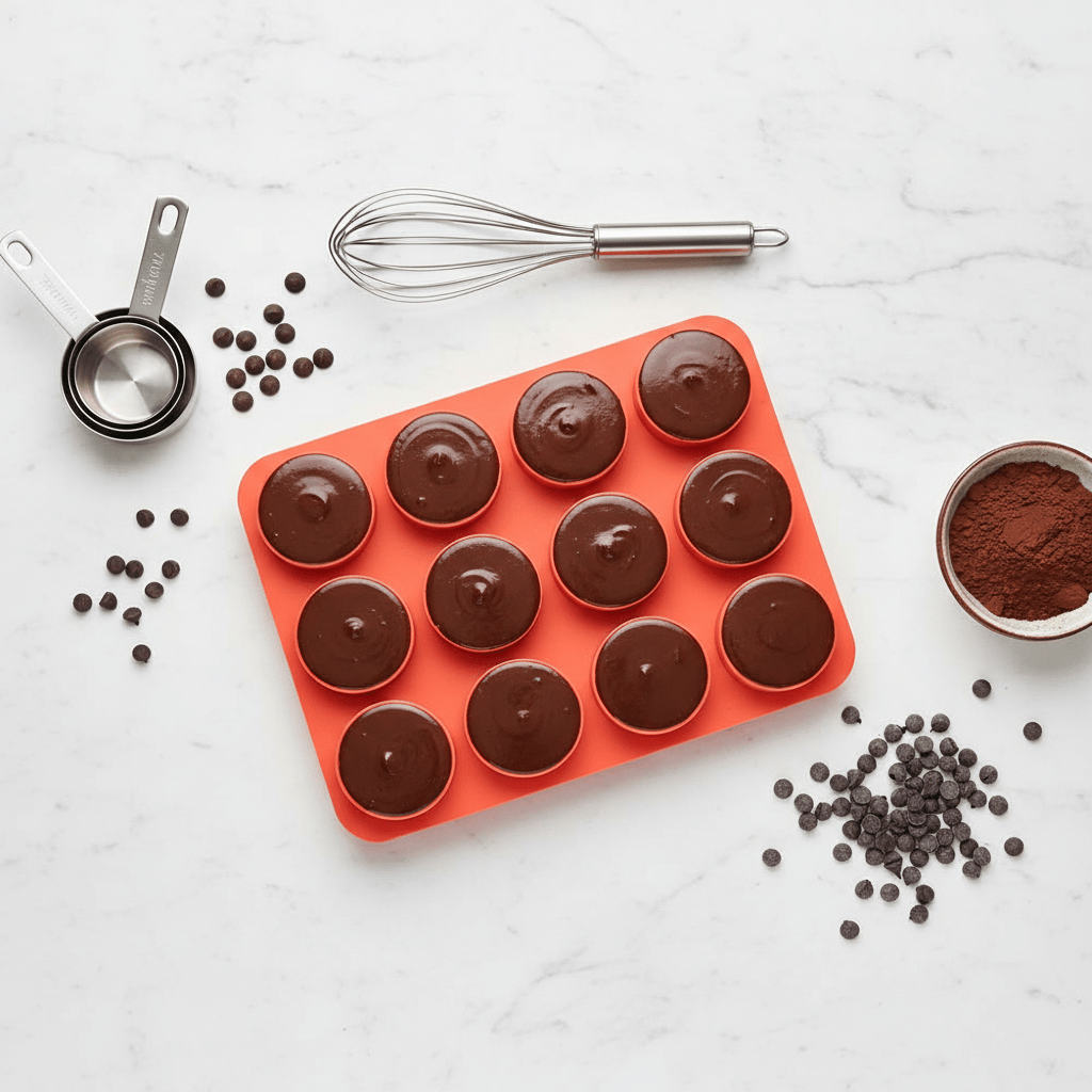 Moule en silicone rond - 8/12 Cavités Mini - Gâteaux | RondPro™ - Mon Rayon Pâtisserie