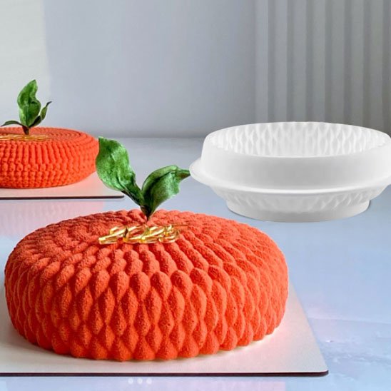 Moule en silicone rond pour entremet gâteau pâtisserie 240mm