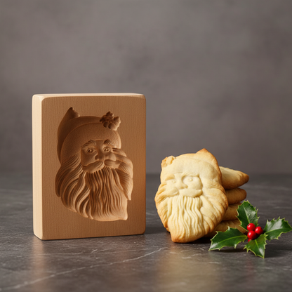 Emporte piece biscuits noel HOLZE™ avec pile de biscuits 