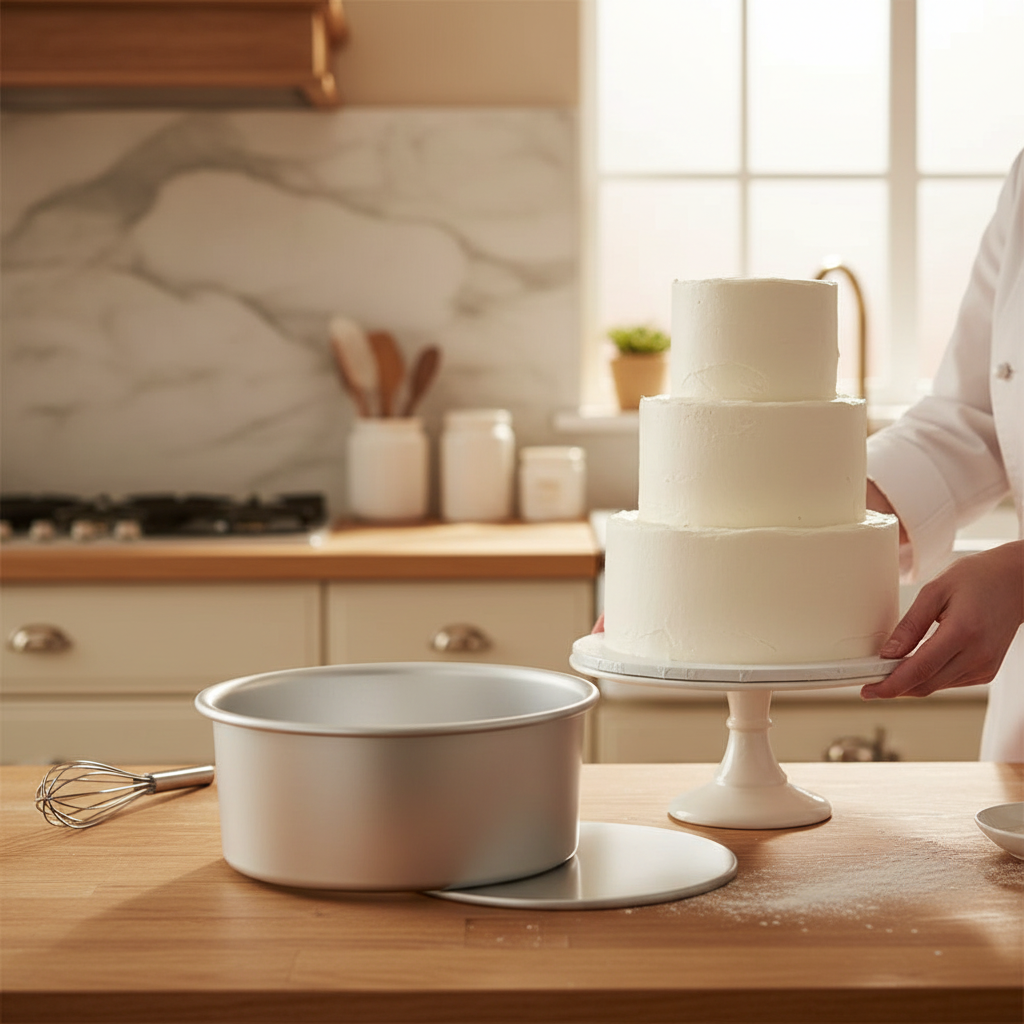 Moule a gateau rond taille XL avec wedding cake