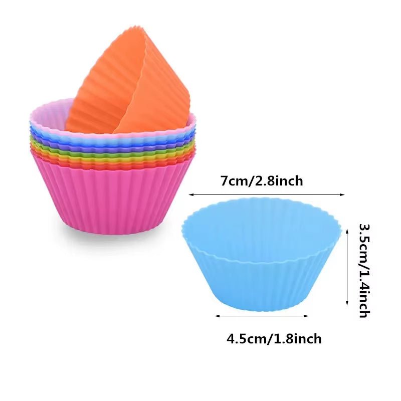 Moule pour cupcake - Coloré 7 Couleurs | Rainbowmuffin™ - Mon Rayon Pâtisserie