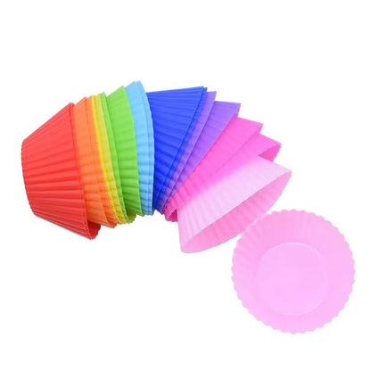Moule pour cupcake - Coloré 7 Couleurs | Rainbowmuffin™ - Mon Rayon Pâtisserie