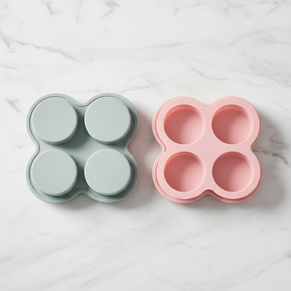 Moule rond silicone - 4 Cavités Trèfle | TrèfleMold™ - Mon Rayon Pâtisserie