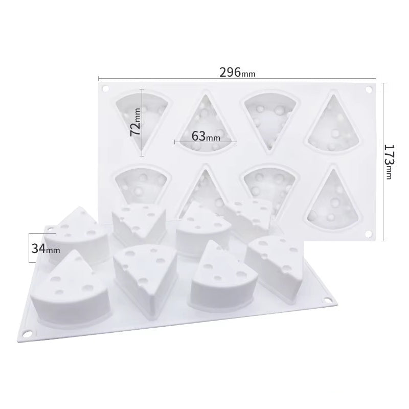 Moule trompe l'oeil - 8 Fromages 3D | CheeseMold™ - Mon Rayon Pâtisserie