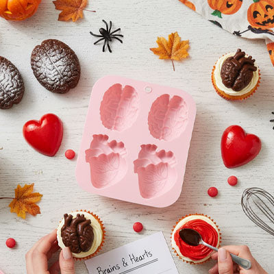 Moule en chocolat anatomie humaine 3D silicone décoration Halloween