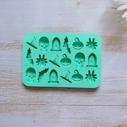 moules en silicone couleur vert