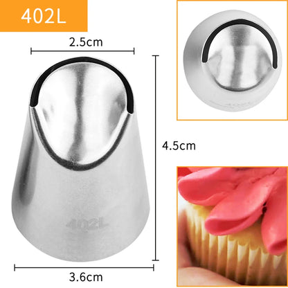 Patisserie douille professionnelle acier inoxydable buse fleur détail technique