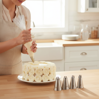Décoration cake avec Douille patisserie professionnelle