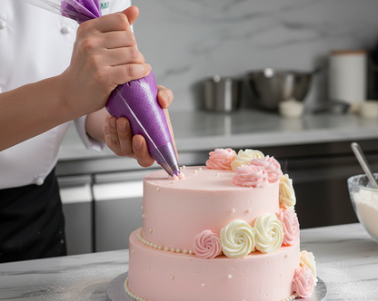 Décoration cake avec Poche Douille Professionnelle M