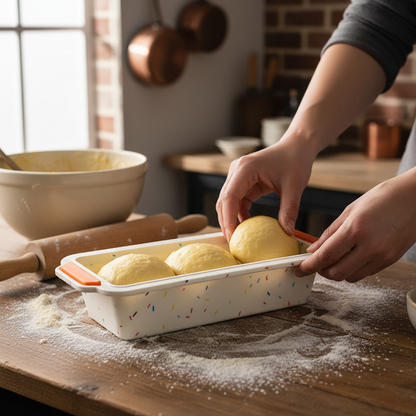 Préparation pâte brioche dans Moules à brioches