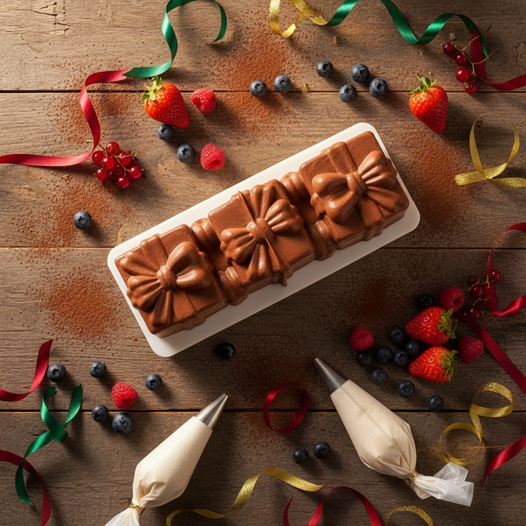 entremet chocolat cadeau issu Moule silicone entremets